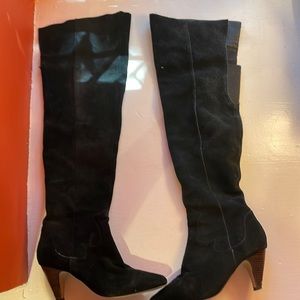Over the Knee suede boots. Size 7.5. Purchased from Bloomingdale’s.